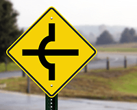 Rover CAUTION sign