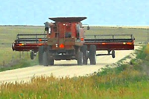 Wheat Combine Harvester Jul'14