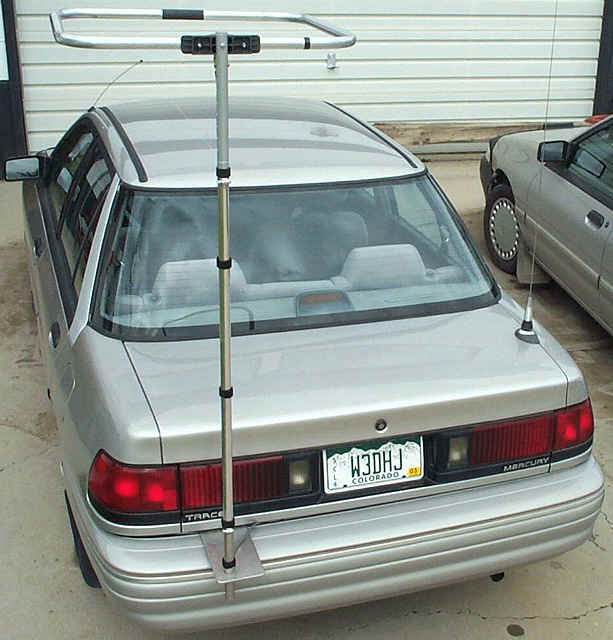 Halo antenna - rear, aerial view